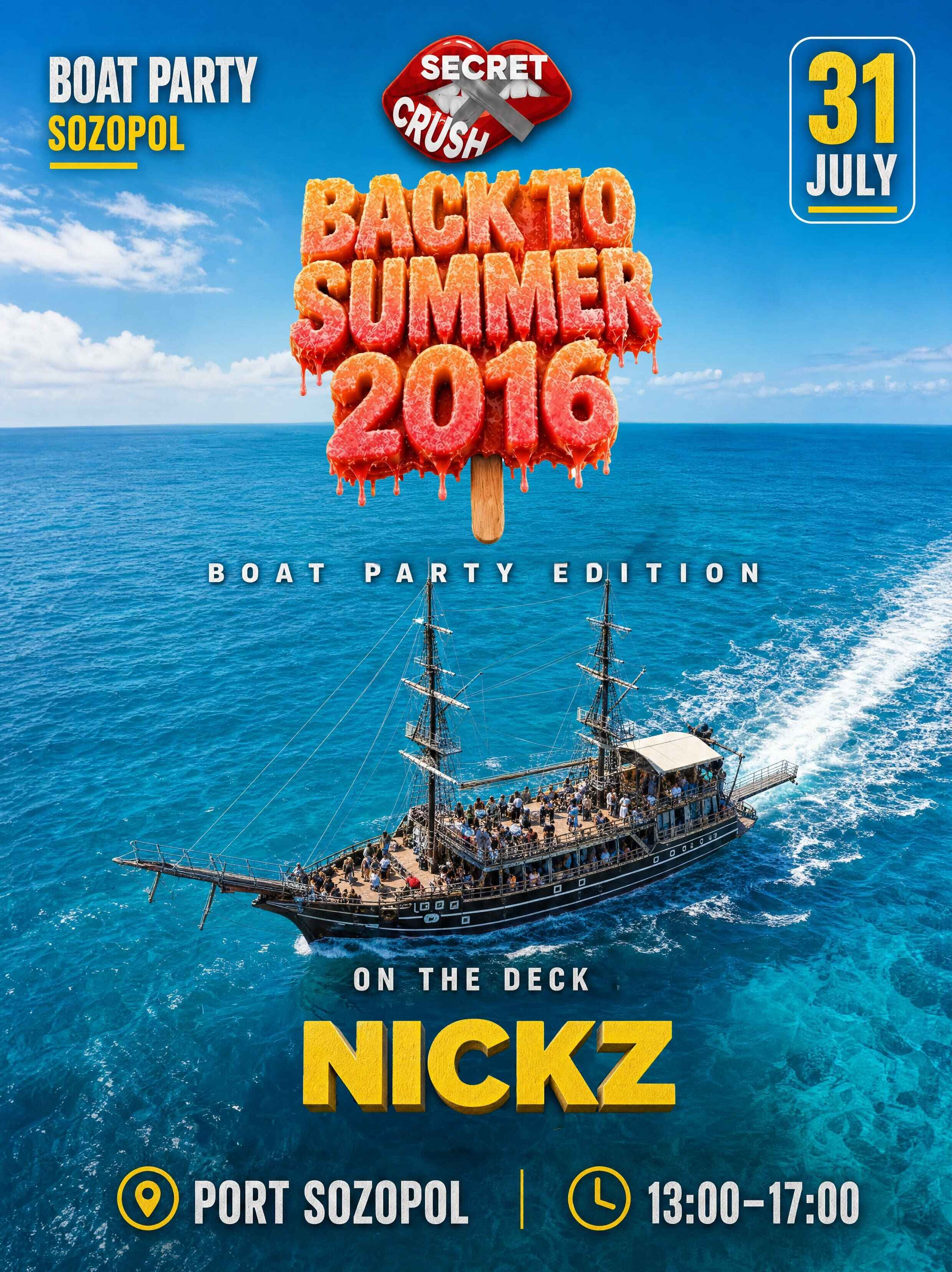 SECRET CRUSH SUMMER SEASON 31.07 Port Sozopol